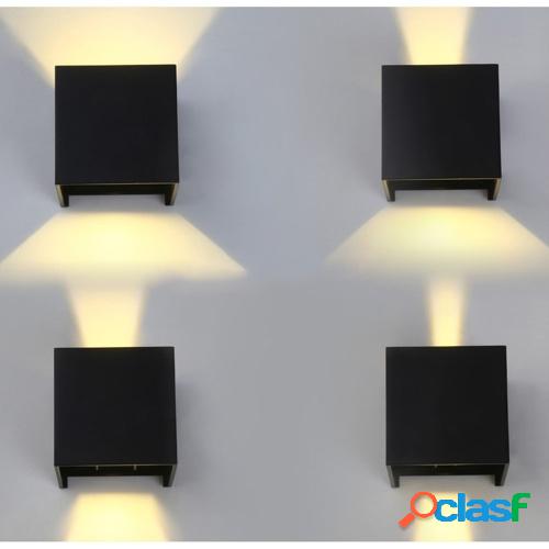 Cubo de luz ajustable Lámpara de pared con luz de baño Led