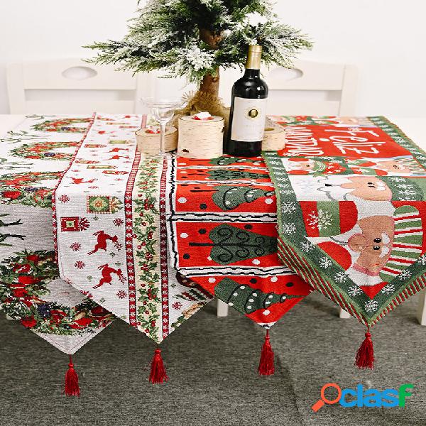 Decoración de la Feliz Navidad del corredor de la tabla del