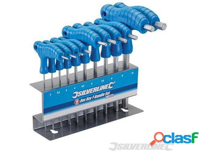 Destornillador SILVERLINE 328015 con 10 piezas