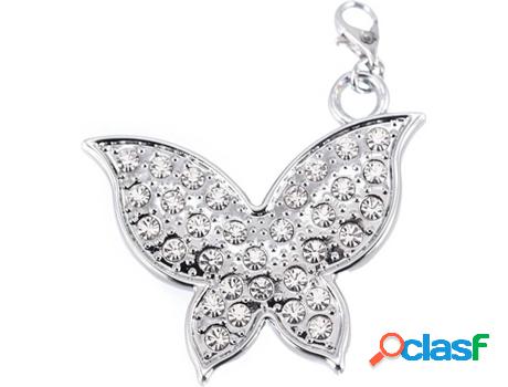 Dije SC_CRYSTAL (bañado a rodio - 38 mm x 28 mm)