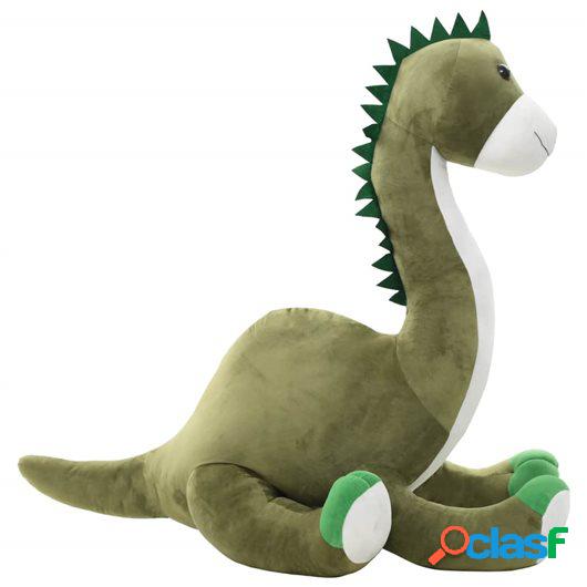 Dinosaurio Brontosaurus de peluche verde