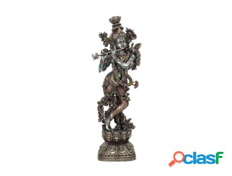 Dios Krishna Tocando La Flauta Figuras Budas Colección
