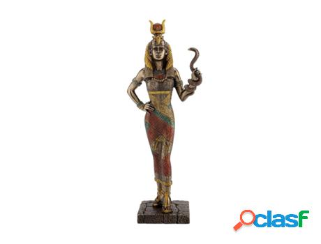 Diosa Egipcia Hathor Figuras Bronce Colección Clásico