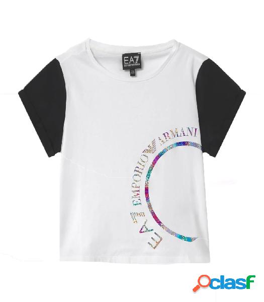 EA7 - Camiseta para Niña Blanca Blanco 10A