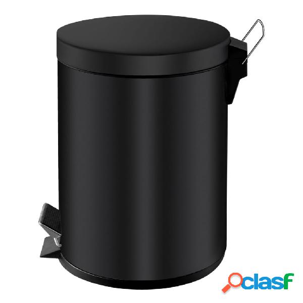 EKO Cubo de basura de pedal Classic 5 L negro