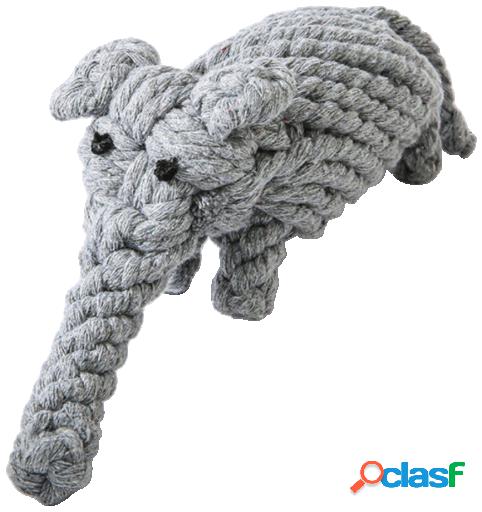 Elefante Cuerda de Algodón Gris 23x7 cm Musqui