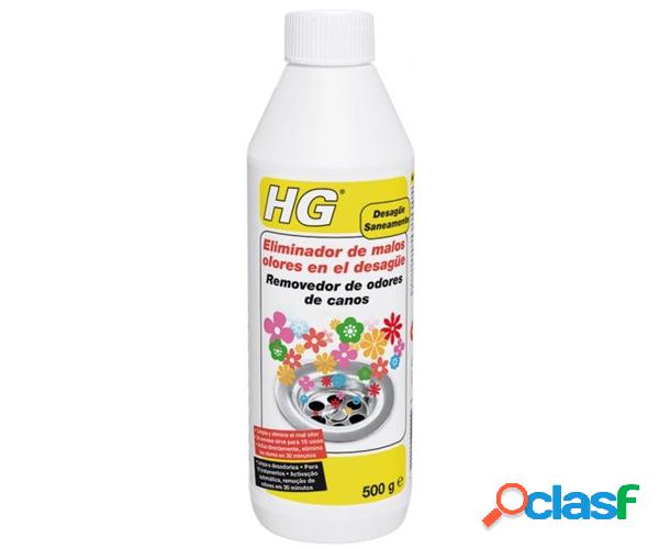 Eliminador de malos olores en el desagüe HG