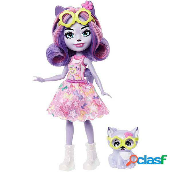 Enchantimals Mu?eca Hadley Husky Dog y Sleeder