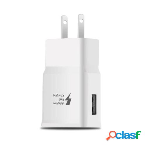 Enchufe de EE. UU. Cargador de pared USB Un puerto 9V-1.67A
