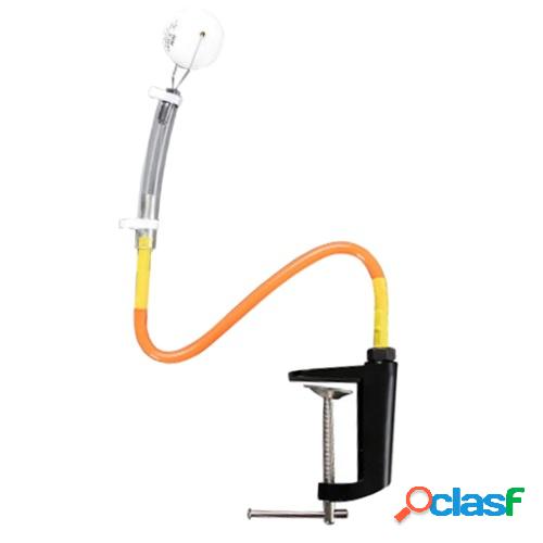 Entrenador de tenis de mesa con abrazadera ajustable