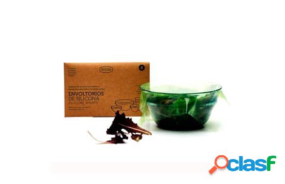 Envoltorio Reutilizable Silicona Set 4 Tamaños