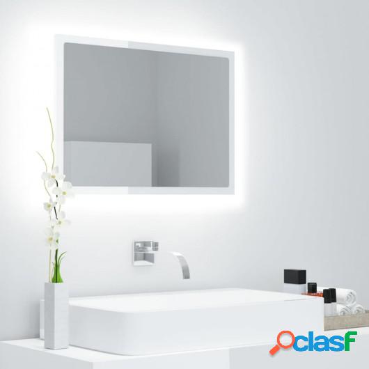 Espejo de baño con LED aglomerado blanco brillante