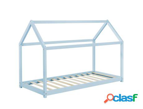 Estructura de Cama Infantil EN.CASA (Azul - Madera - 90 x