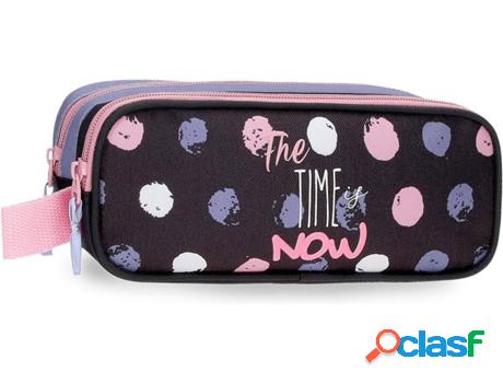 Estuche ROLL ROAD The Time Is Now Negro (23x9x7 cm)