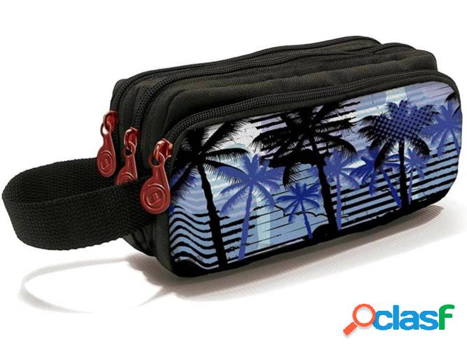 Estuche Triple NIKIDOM Miami (24x12x7cm)