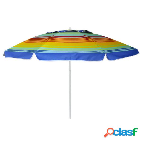 Eurotrail Sombrilla de playa UPF 50+ arcoiris