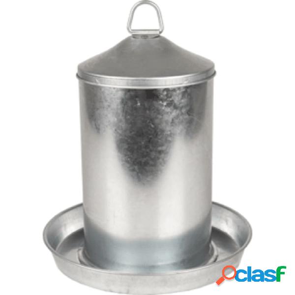 FLAMINGO Bebedero para aves Dobby galvanizado 4 L
