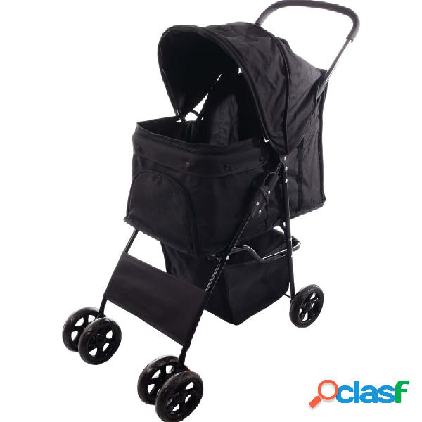 FLAMINGO Cochecito para perros Anda negro 46x81,5x98 cm