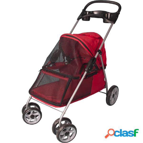 FLAMINGO Cochecito para perros rojo 89x37x87 cm
