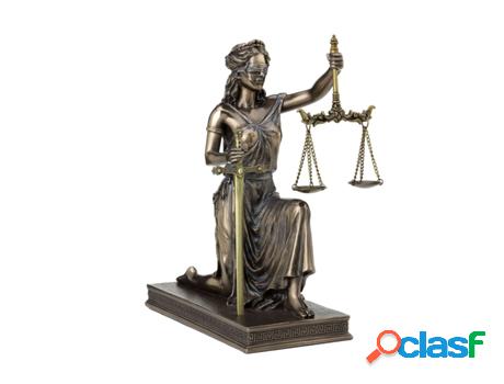 Figura De Resina Mujer Justicia Figuras Bronce Colección