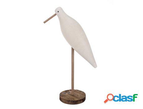 Figura Gaviota Blanco de Madera 40*12*24cm Figura de Animal