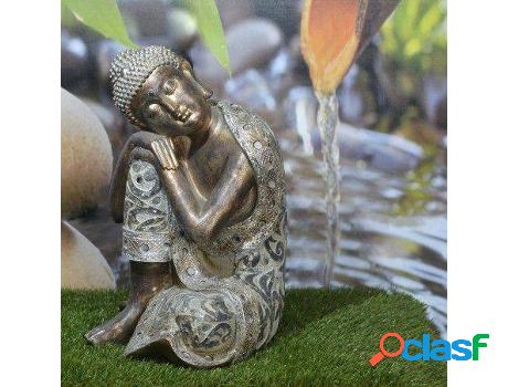 Figura HOGAR Y MÁS Buda Zen Mistica (25 x 25 x 37 cm)