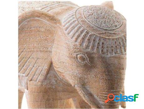 Figura HOGAR Y MÁS Elefante En Resina Estilo Oriental Para