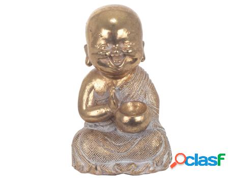 Figura de Buda Dorado de Resina 15*8*10cm