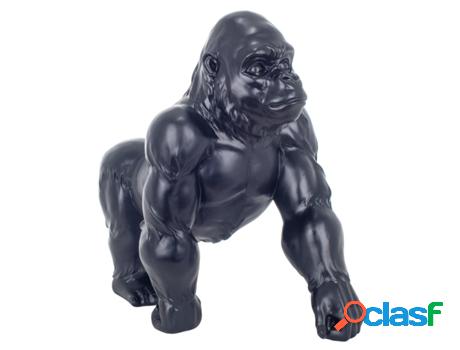 Figura de mono Negro de Resina 46*27*55cm