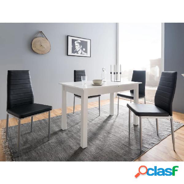Finori Mesa de comedor extensible Coburg 120 blanco