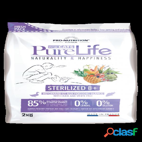 Flatazor Pure Life Gato Adulto Sterilized 8 + 2 kg