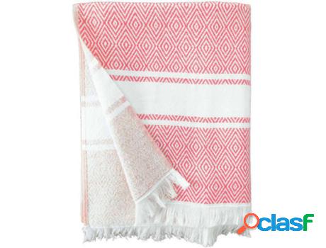 Foutá LE COMPTOIR DE LA PLAGE Forrada de Rizo Chevron Coral