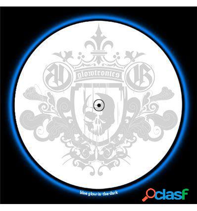 GLOWTRONICS DENON 3700 SLIPMATS KING SKULL