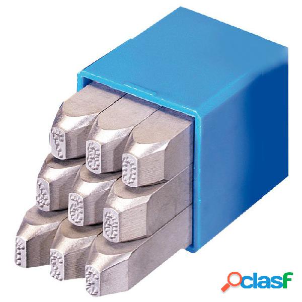 GRAVUREM 14310000 - Juego numeración RP 9 piezas (0-9) -
