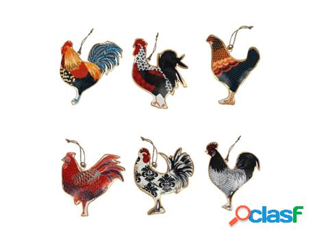 Gallina Colgante Incluye 6 Unidades Decoración Colgantes