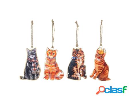 Gato Colgante Incluye 4 Unidades Decoración Colgantes