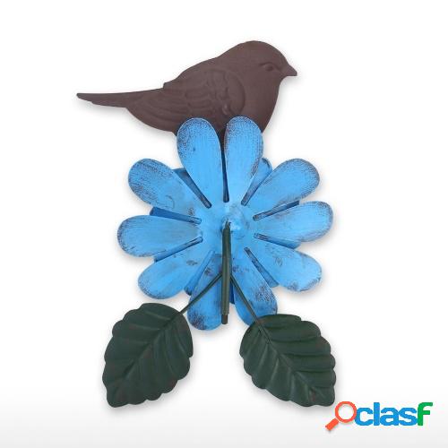 Gran jardín Estaca de pájaros y flores Jilguero Estaca