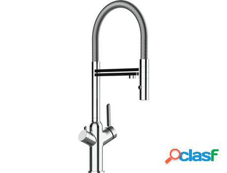 Grifo de cocina VIZIO 4 Vias Tubo Giratória 360° Cromado