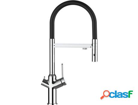 Grifo de cocina VIZIO 4 Vias Tubo Giratória 360° Cromado