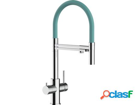 Grifo de cocina VIZIO 5 Vias Tubo Giratória 360° Acero