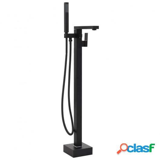 Grifo para bañera de pie acero inoxidable negro 90 cm