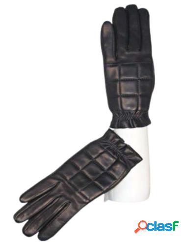 Guante 100% Piel En Color Negro 7,5