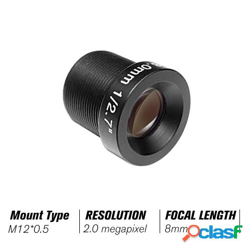 HD 2.0Megapixel 2MP 8mm M12 CCTV Lente de la cámara IP