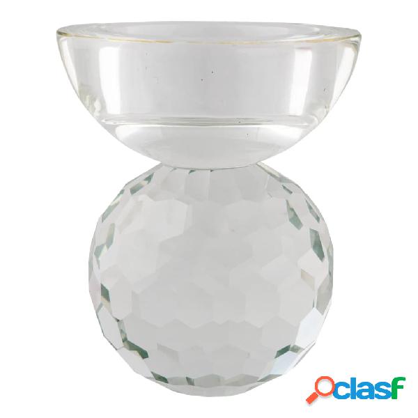 House Nordic Soporte de vela June transparente