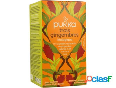 Infusión Tres Jengibres Three Ginger PUKKA (20 Saquetas de