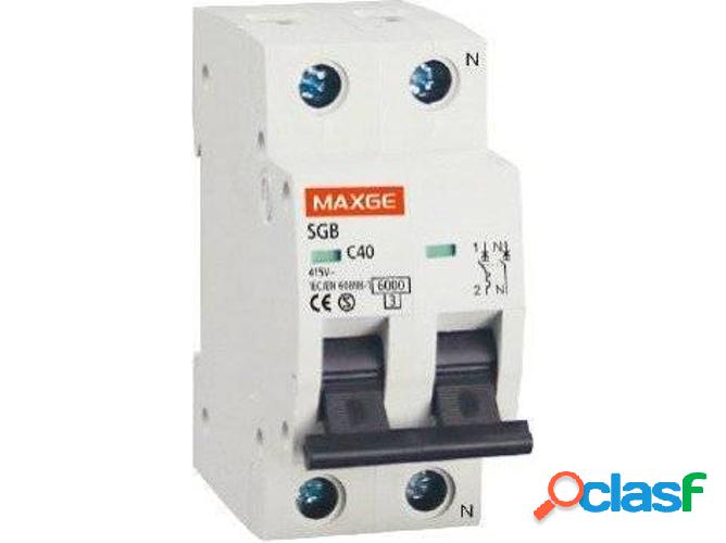 Interruptor Automático LEDKIA 1P+N-6kA (400-230 V - AC25 A)