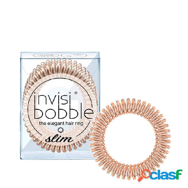 Invisibobble Slim The Elegant Hair Ring x3-Bronze Me Pretty