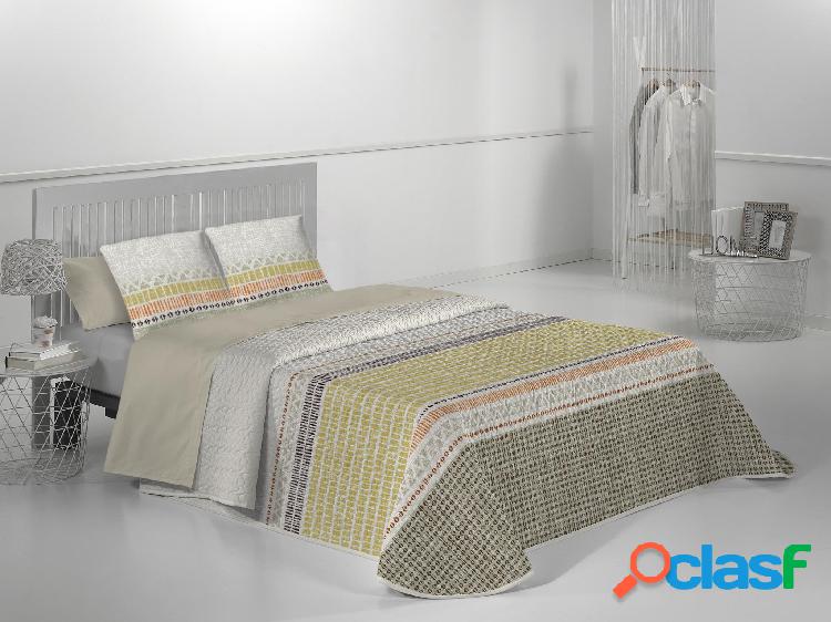 JVR Colcha Bouti Estampada Modelo Honey - 205 cm Tejidos