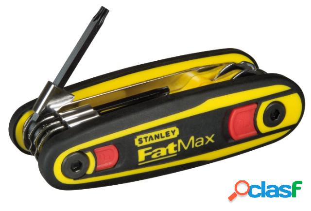 Juego 8 llaves hexagonales Stanley Torx con bloqueo