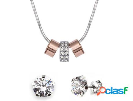 Juego de Joyería VANCRYSTALS Judith (Plata - Plateado -